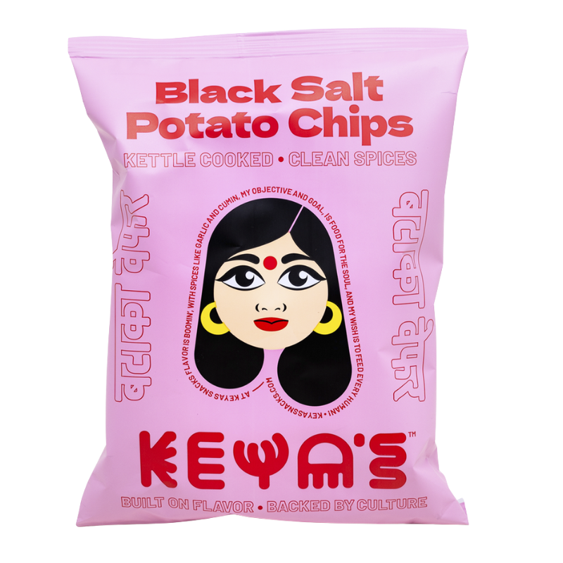 Keya - Black Salt Potato Chips 6.0oz