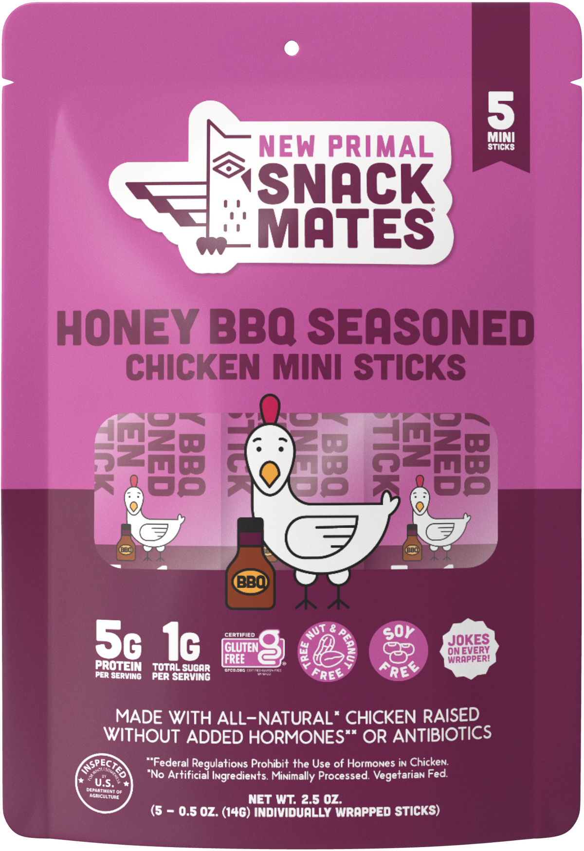 New Primal - Honey BBQ Snackmates